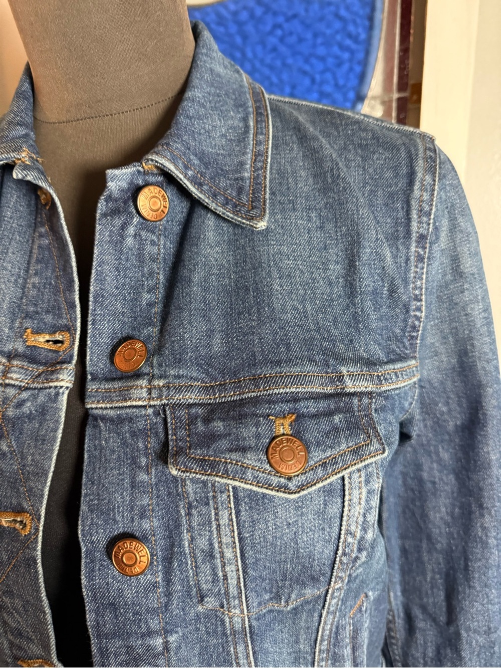 Madewell Stretch Denim Jacket - Size XS - Picture 3 of 10